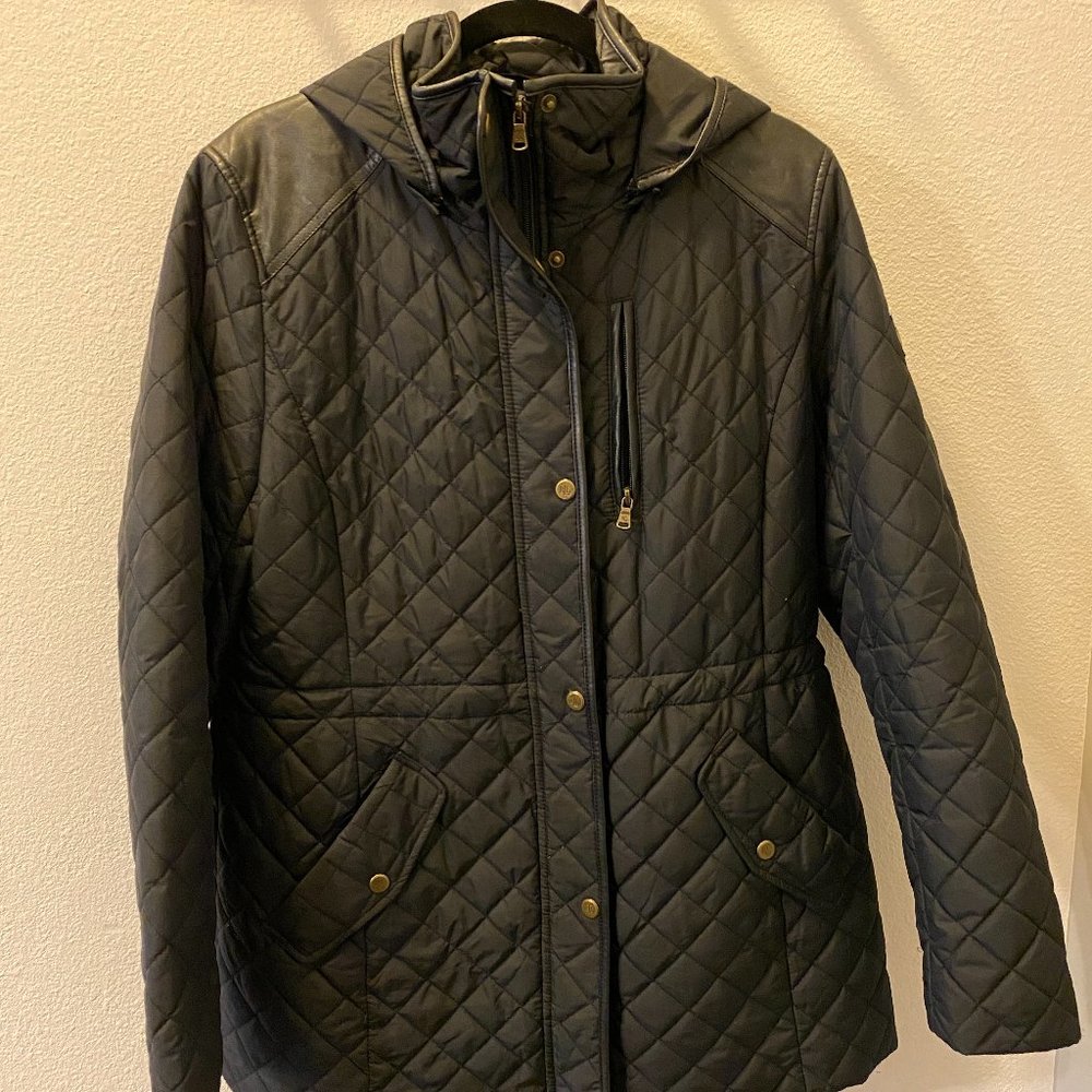 Lauren Ralph Lauren Quilted Hooded Anorak Coat